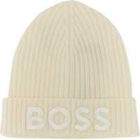 Caciuli Virgin Wool Ribbed Beanie Femei
