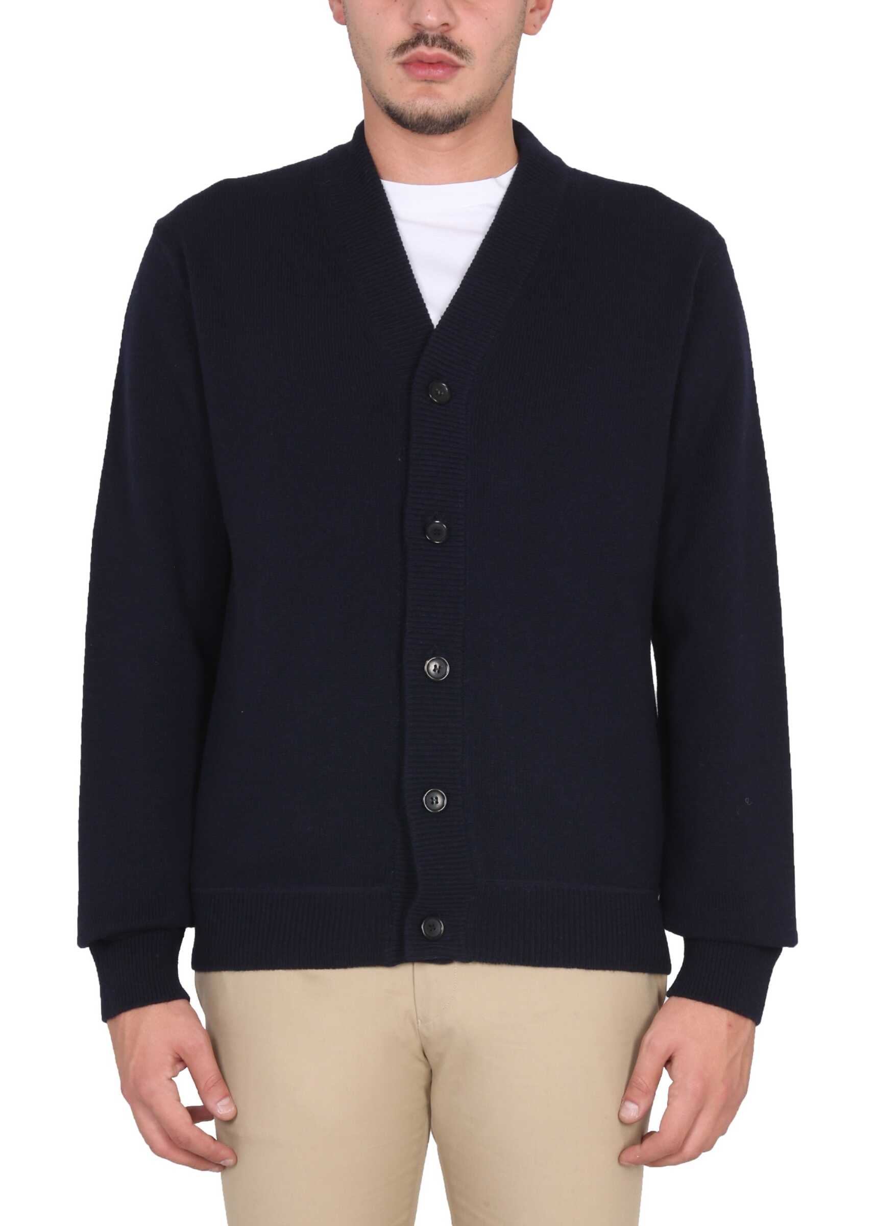 PS by Paul Smith V-Neck Cardigan BLUE