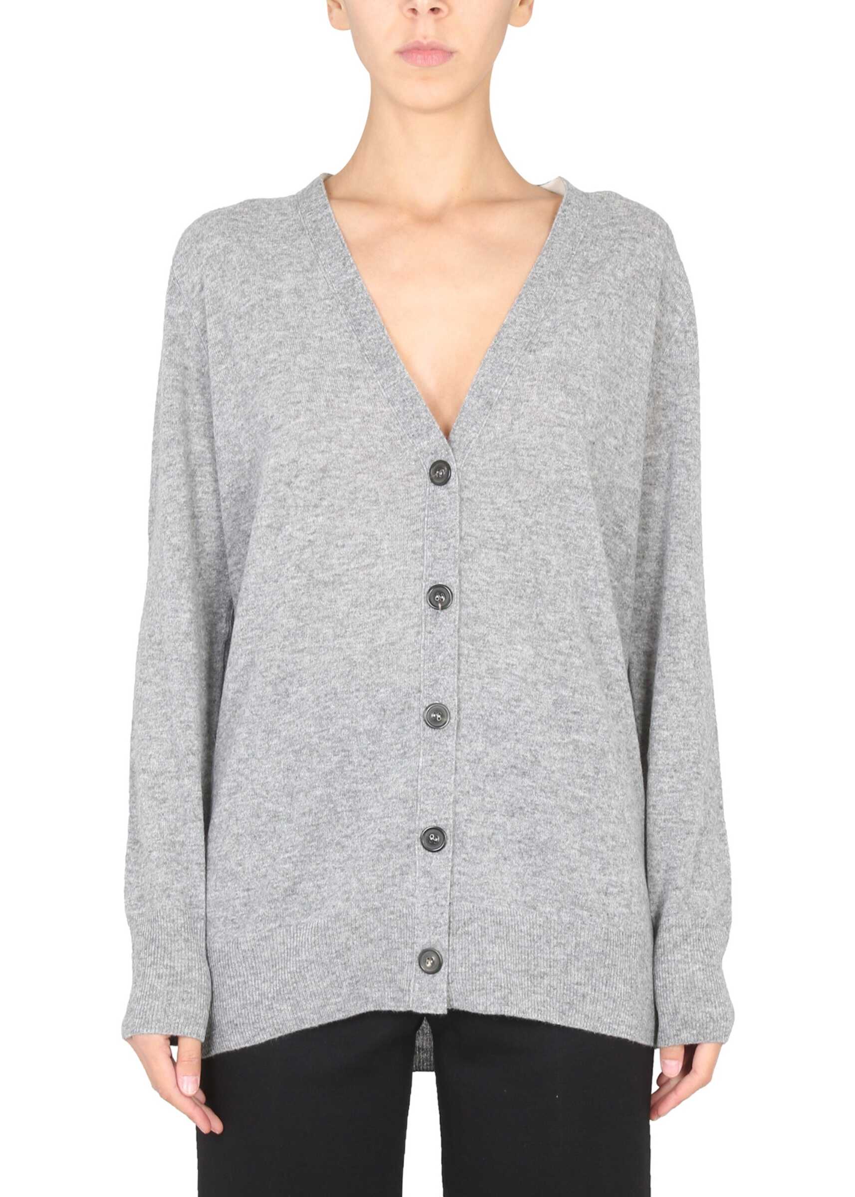 Maison Margiela V-Neck Cardigan GREY