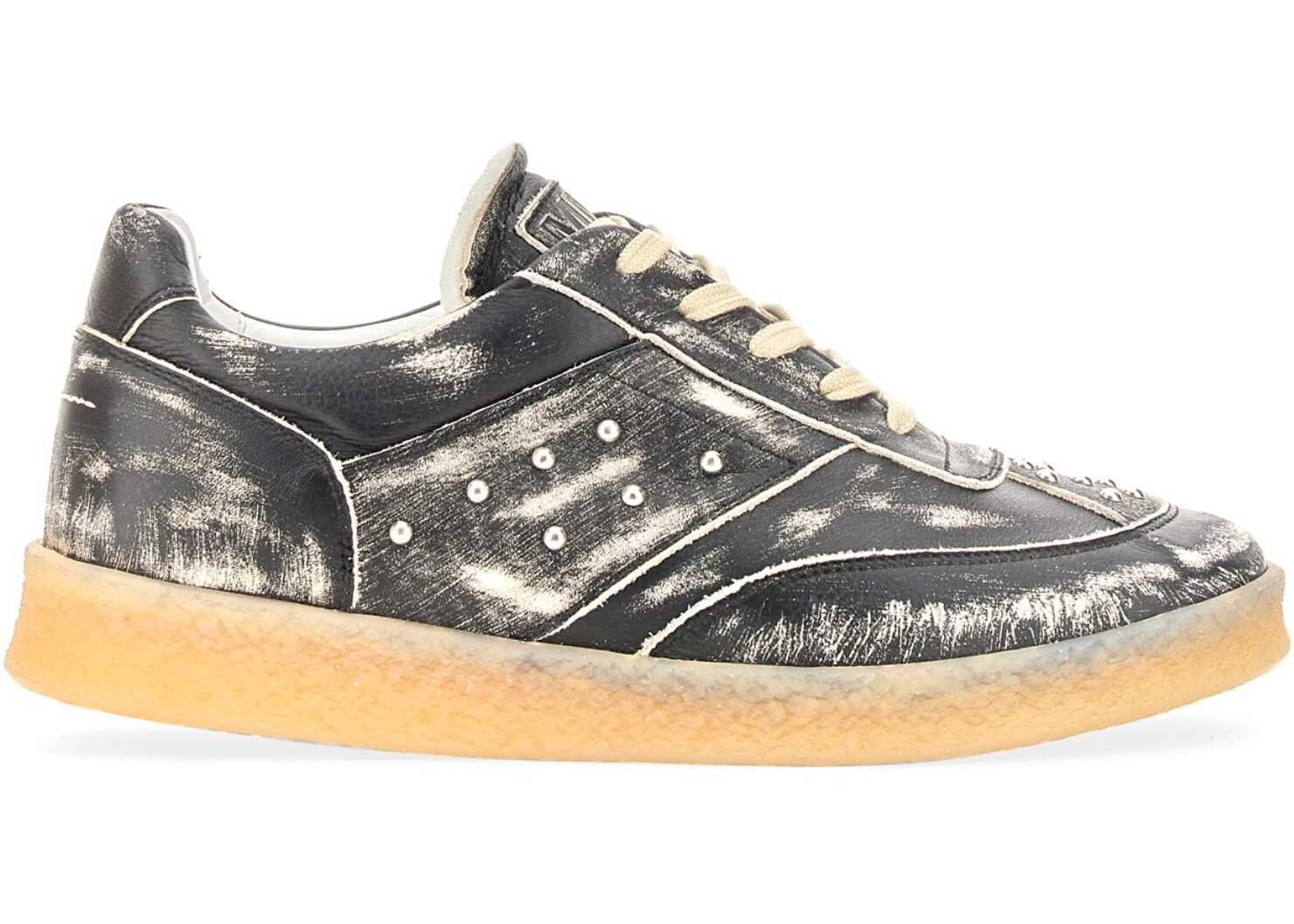 MM6 Maison Margiela Studded Sneaker BLACK