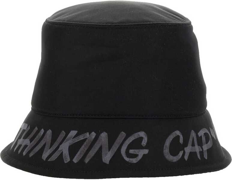 Palarii Dama Off-White Bucket Hat With Logo