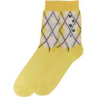 Sosete Socks With Logo And Diamond Pattern Barbati