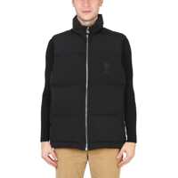 Veste casual Vest With Logo Patch Barbati
