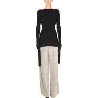 Bluze Sweater With Oversized Sleeves And Cut-Out Femei