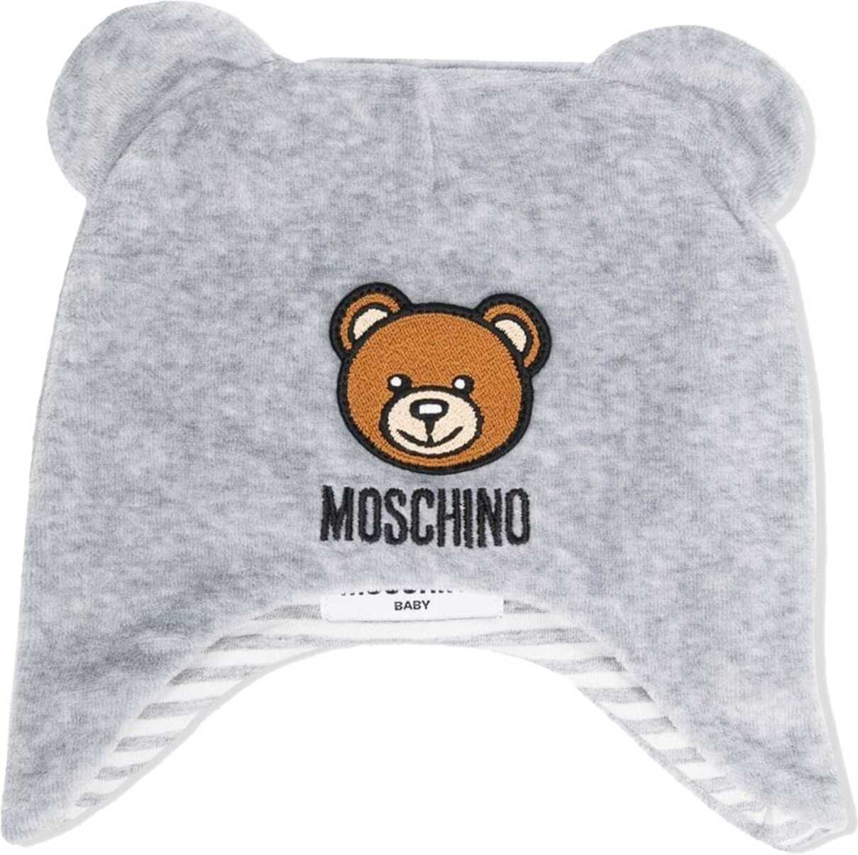 Moschino Teddy Bear Hat With Gift Box GREY