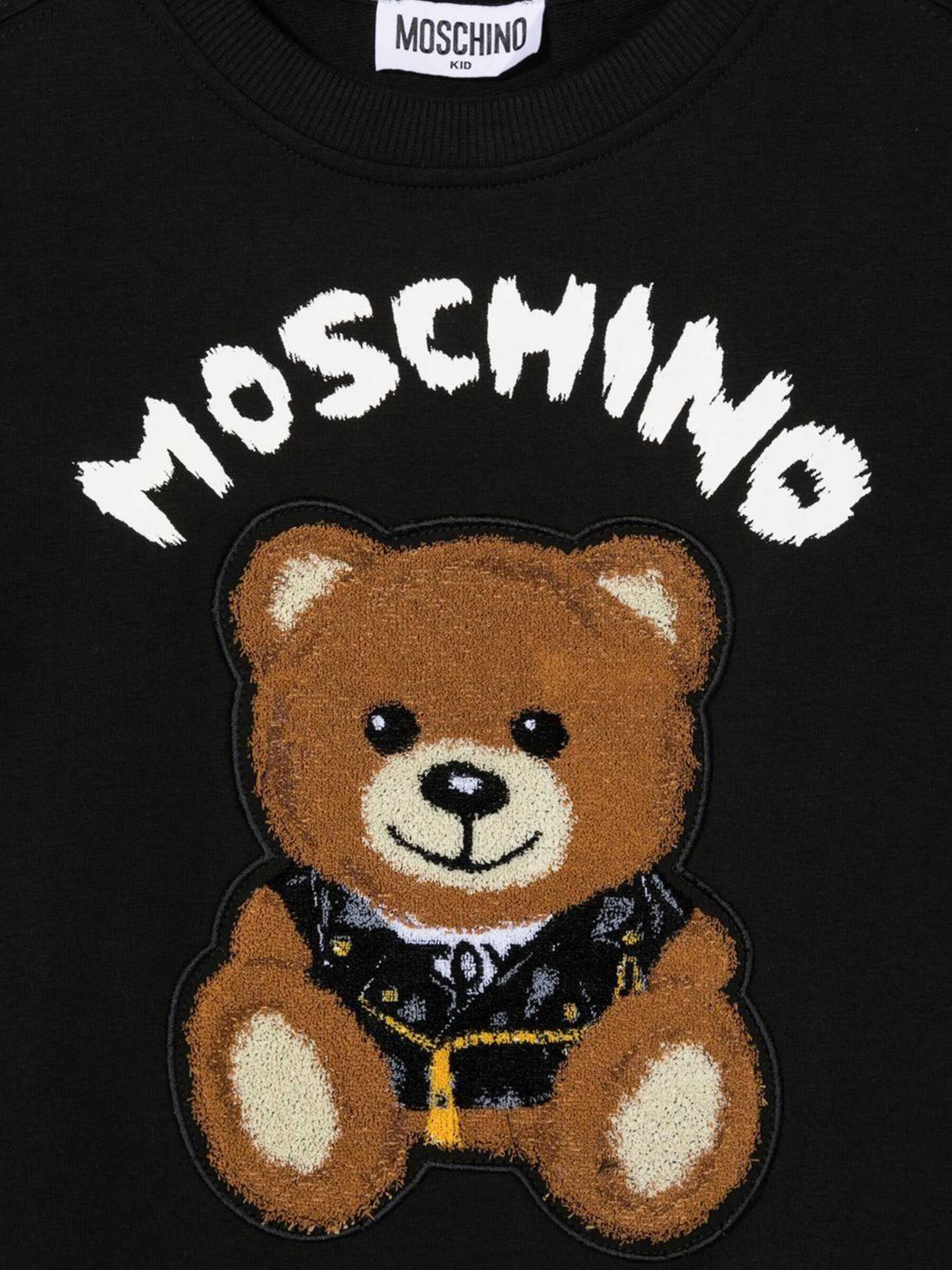 Moschino Teddy Bear Crewneck Sweatshirt BLACK
