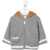 Moschino Teddy Bear Hooded Cardigan GREY