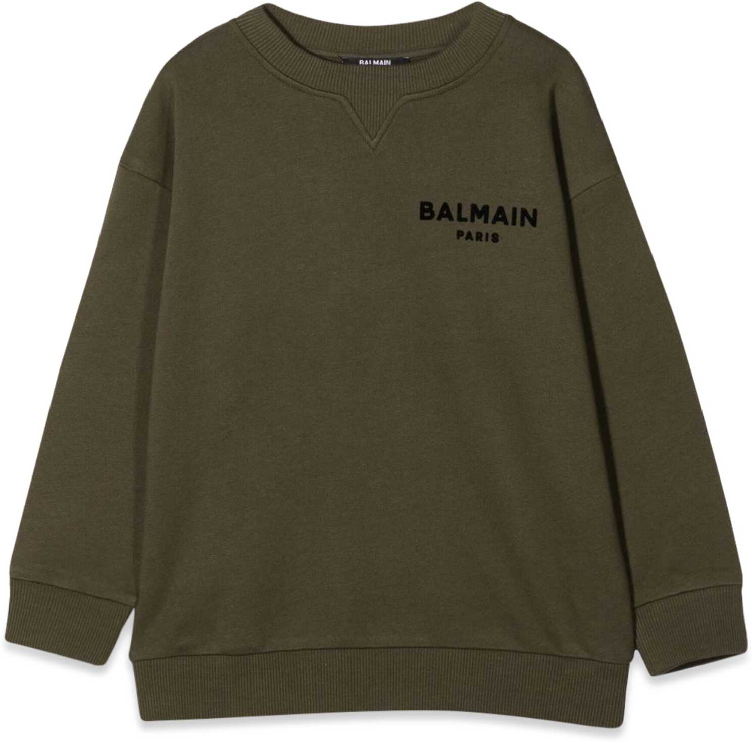 Balmain Logo Sweatshirt GREEN
