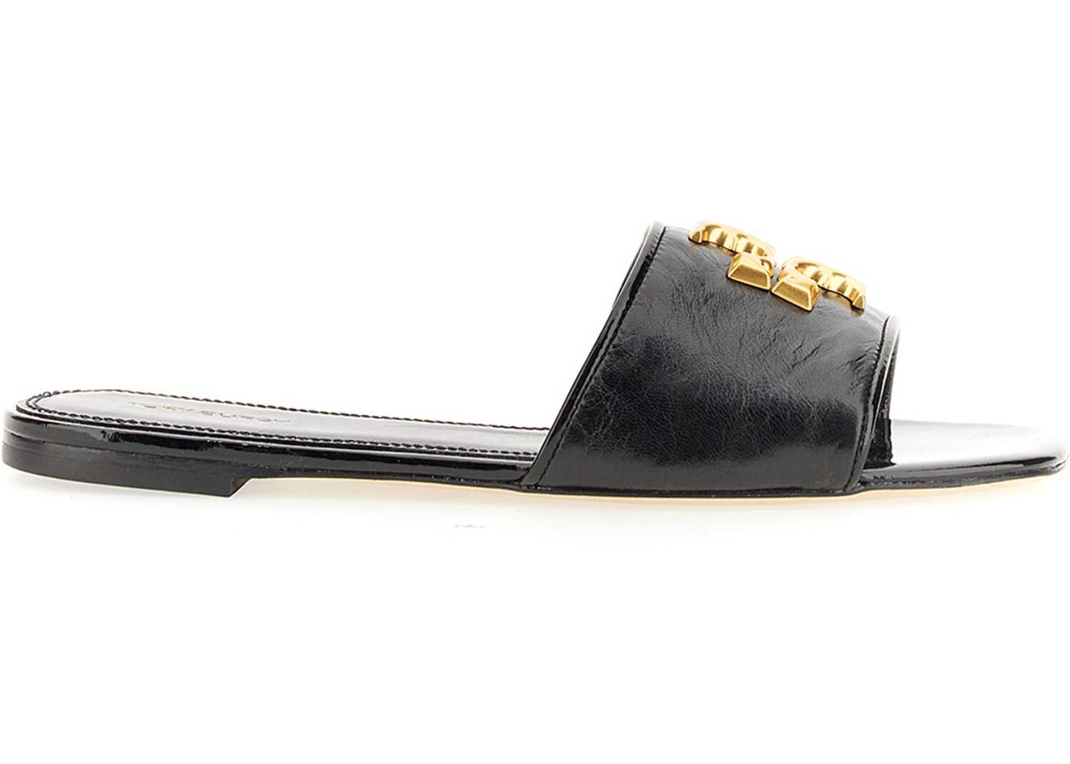 Tory Burch Eleanor Slide Sandal BLACK