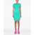 MSGM Draped Dress GREEN