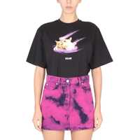 Tricouri T-Shirt With Print And Logo Femei