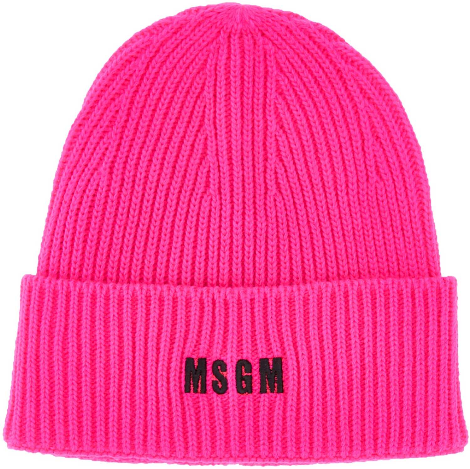 MSGM Beanie Hat FUCHSIA