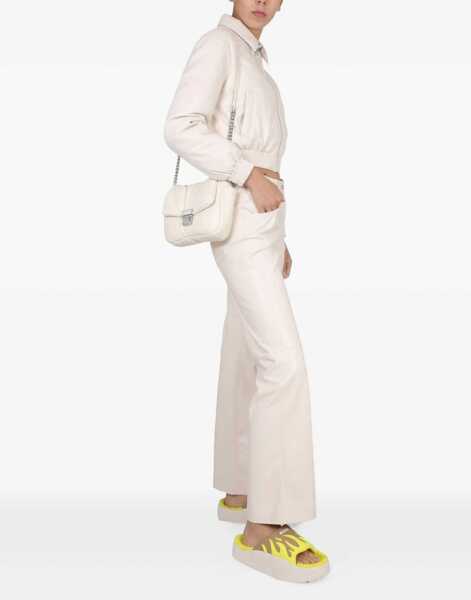 Jachete MSGM Jacket With Classic Collar IVORY Femei (BM 9415331) 2