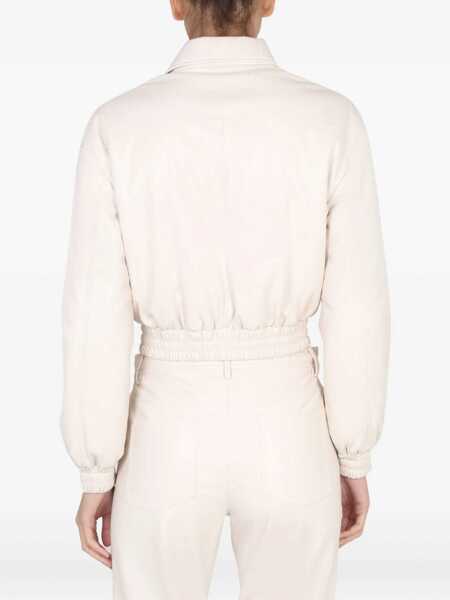 Jachete MSGM Jacket With Classic Collar IVORY Femei (BM 9415331) 3