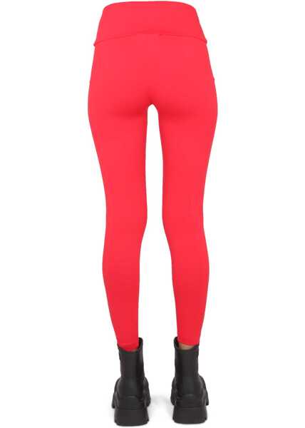 Pantaloni casual MSGM Leggings With Logo RED Femei (BM 9415382) 4