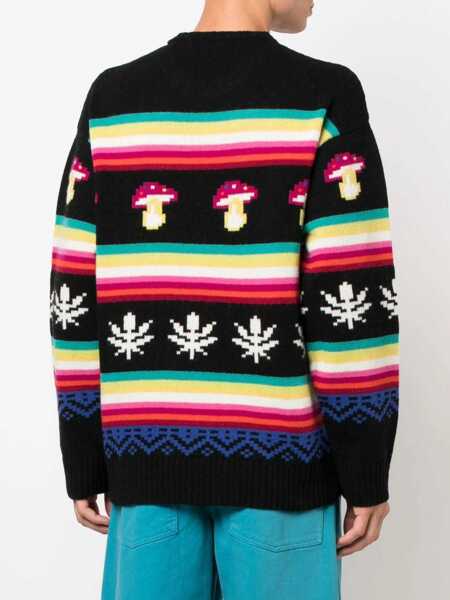 Pulovere MSGM Wool Crew Neck Sweater MULTICOLOUR Barbati (BM 9415436) 4