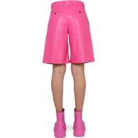 Pantaloni scurti MSGM Dama - Pantaloni scurti MSGM Faux Leather Bermuda Shorts PINK Femei (BM 9415442) - B-mall.ro