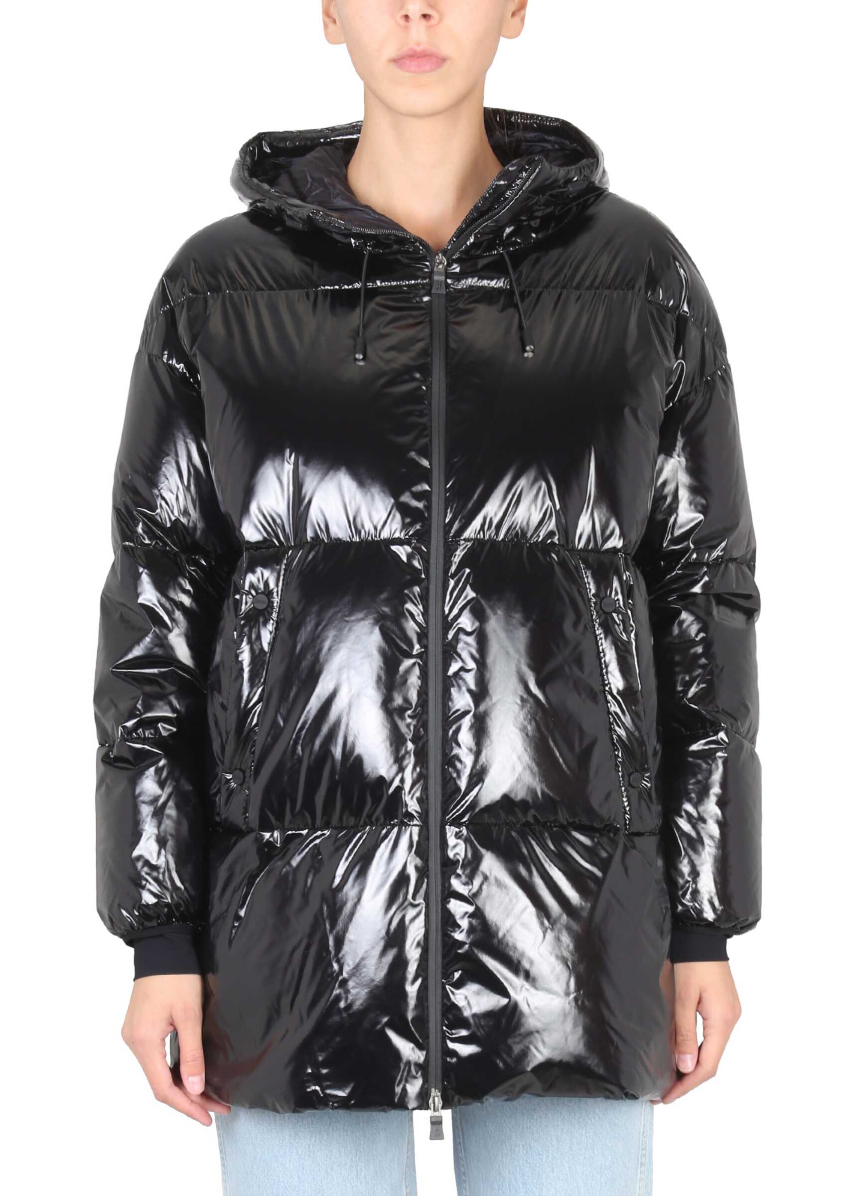 Herno Down Jacket With Hood BLACK