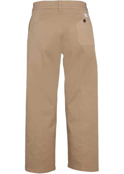 Pantaloni casual Department Five Cotton Pants BEIGE Femei (BM 9415709) 3