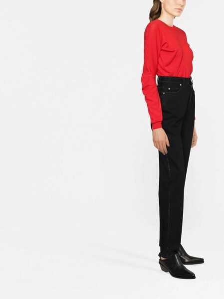 Blugi skinny Alexander McQueen Boyfriend Jeans BLACK Femei (BM 9415790) 3