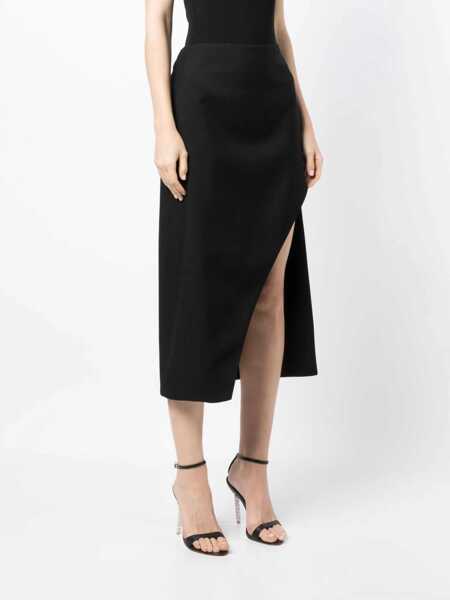 Fuste casual Alexander McQueen Wool And Mohair Skirt BLACK Femei (BM 9415802) 3