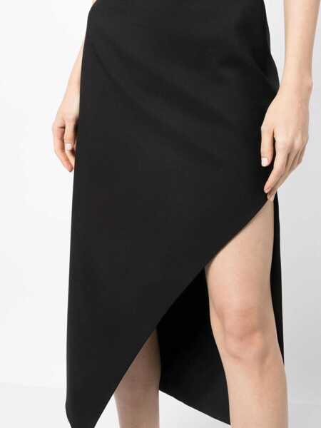Fuste casual Alexander McQueen Wool And Mohair Skirt BLACK Femei (BM 9415802) 5