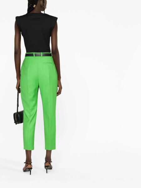 Pantaloni casual Alexander McQueen Cigarette Pants GREEN Femei (BM 9415820) 3