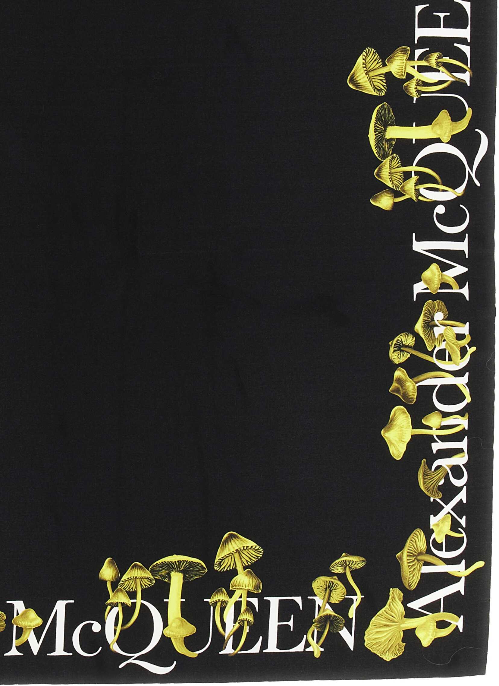 Alexander McQueen Logo Scarf BLACK