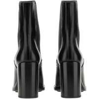 Cizme Alexander McQueen Dama - Cizme scurte Alexander McQueen Chelsea Punk Boot BLACK Femei (BM 9415865) - B-mall.ro