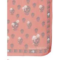 Esarfe Alexander McQueen Dama - Esarfe Alexander McQueen Classic Mushroom Scarf RED Femei (BM 9415877) - B-mall.ro