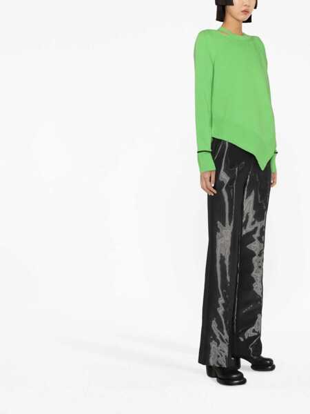 Pulovere Alexander McQueen Sweater With Bare Shoulders GREEN Femei (BM 9415943) 4