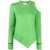 Alexander McQueen Sweater With Bare Shoulders GREEN