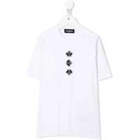 Tricouri T-Shirt Logo On The Back And Front Leaves Fete