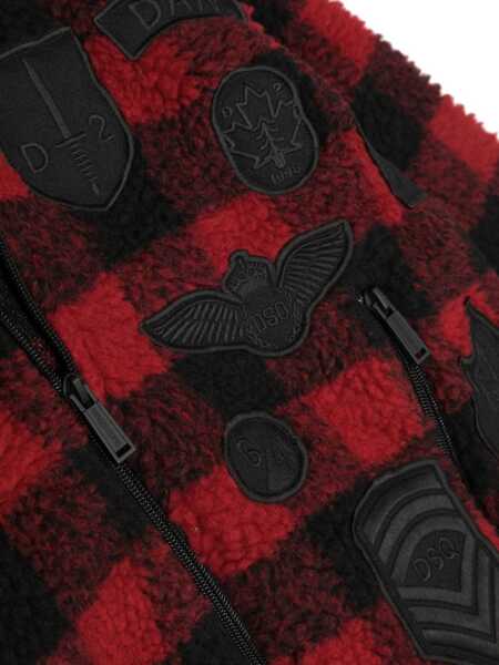 Hanorace DSQUARED2 Plaid Hoodie MULTICOLOUR Femei (BM 9416048) 3