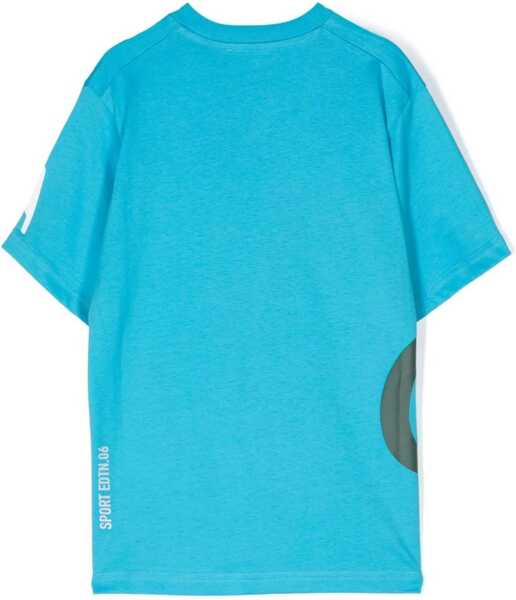 Tricouri DSQUARED2 All Over Logo T-Shirt AZURE Baieti (BM 9416066) 2