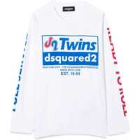 Tricouri Long Sleeve T-Shirt Front Print And Logo Sleeves Fete