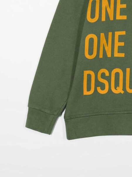 Hanorace DSQUARED2 One Life One Planet Sweatshirt GREEN Fete (BM 9416090) 3