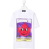 Tricouri Front Logo And Leaf Print T-Shirt Fete