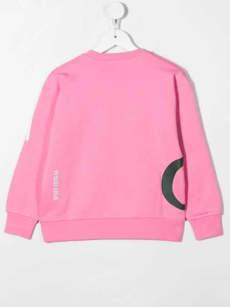 Hanorace DSQUARED2 Crewneck Sweatshirt Allover Writing PINK Baieti (BM 9416147) 2