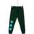DSQUARED2 Plush Pants Leaf Logo On Front Leg GREEN