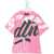 DSQUARED2 T-Shirt Allover Writing PINK