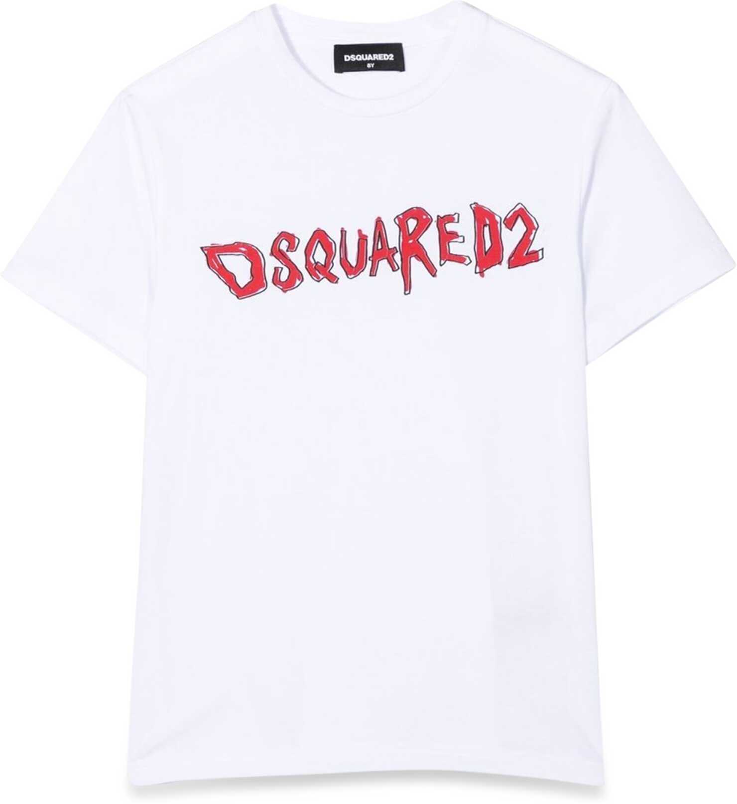 DSQUARED2 Front Logo T-Shirt WHITE