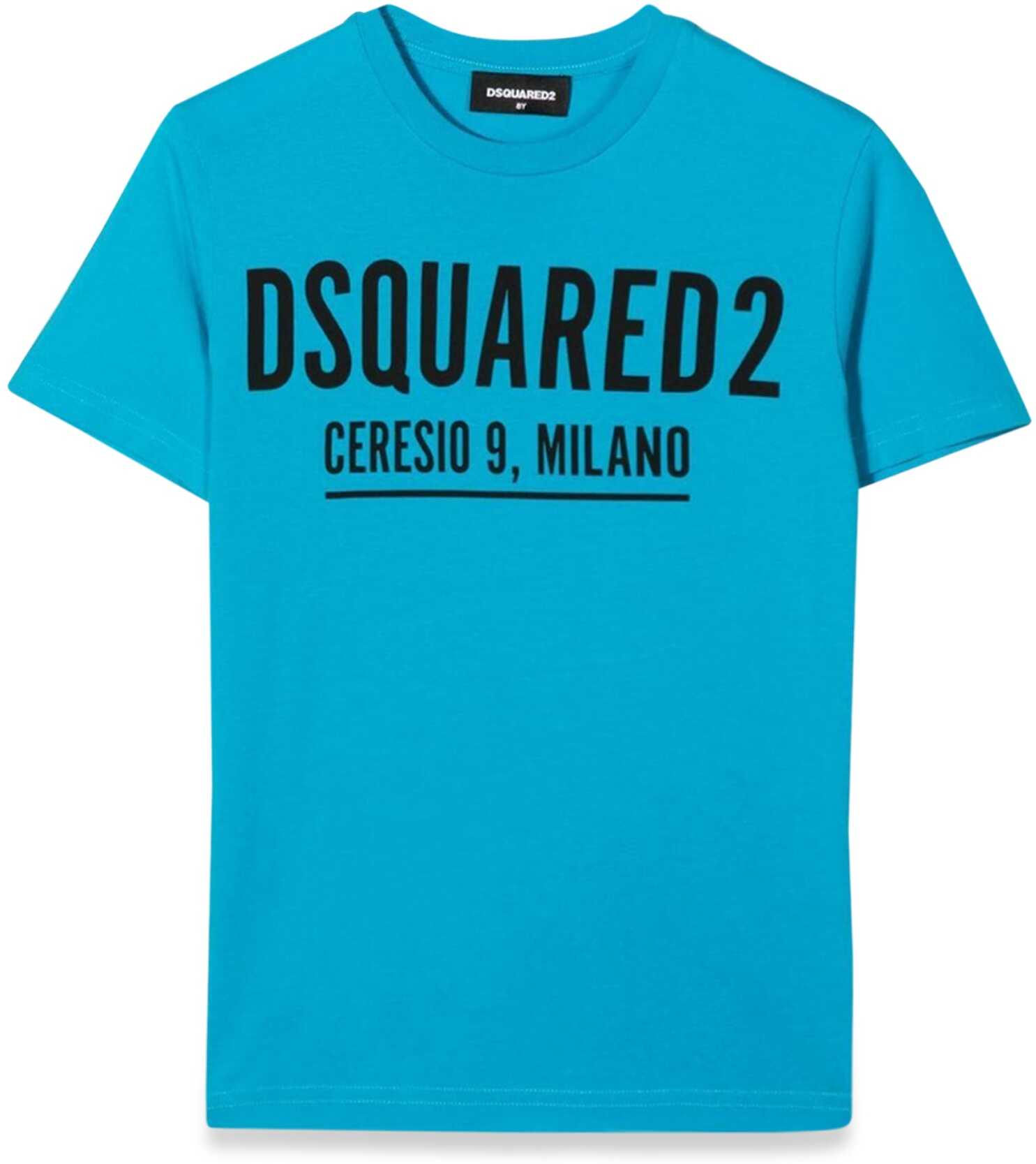 DSQUARED2 T-Shirt Written Ceresio AZURE