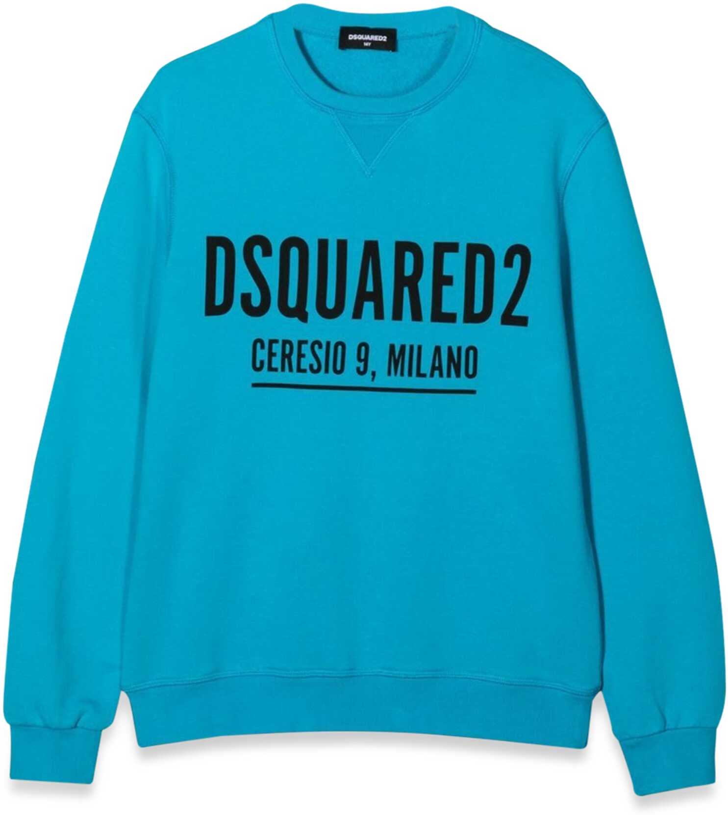 DSQUARED2 Sweatshirt Written Ceresio AZURE