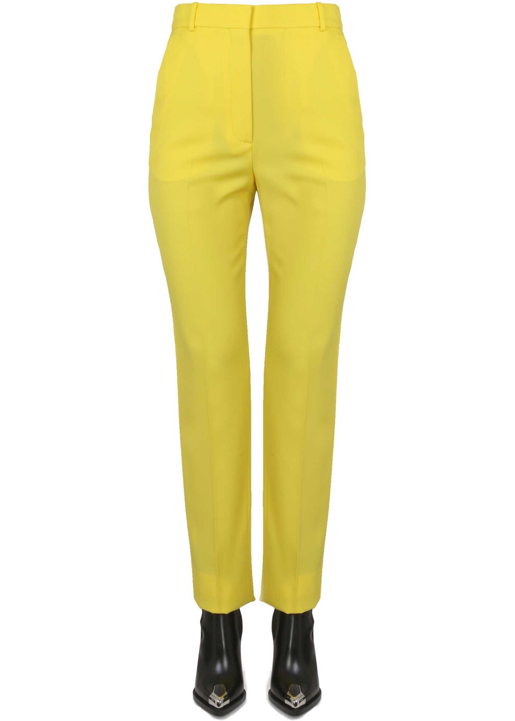 Alexander McQueen Cigarette Pants YELLOW