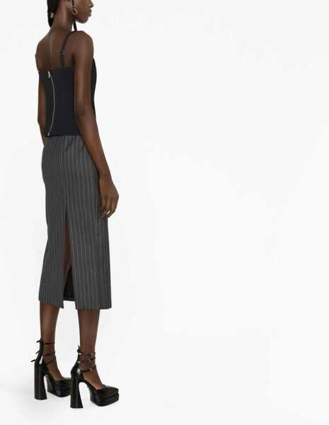 Fuste casual Versace Pencil Skirt GREY Femei (BM 9416522) 4