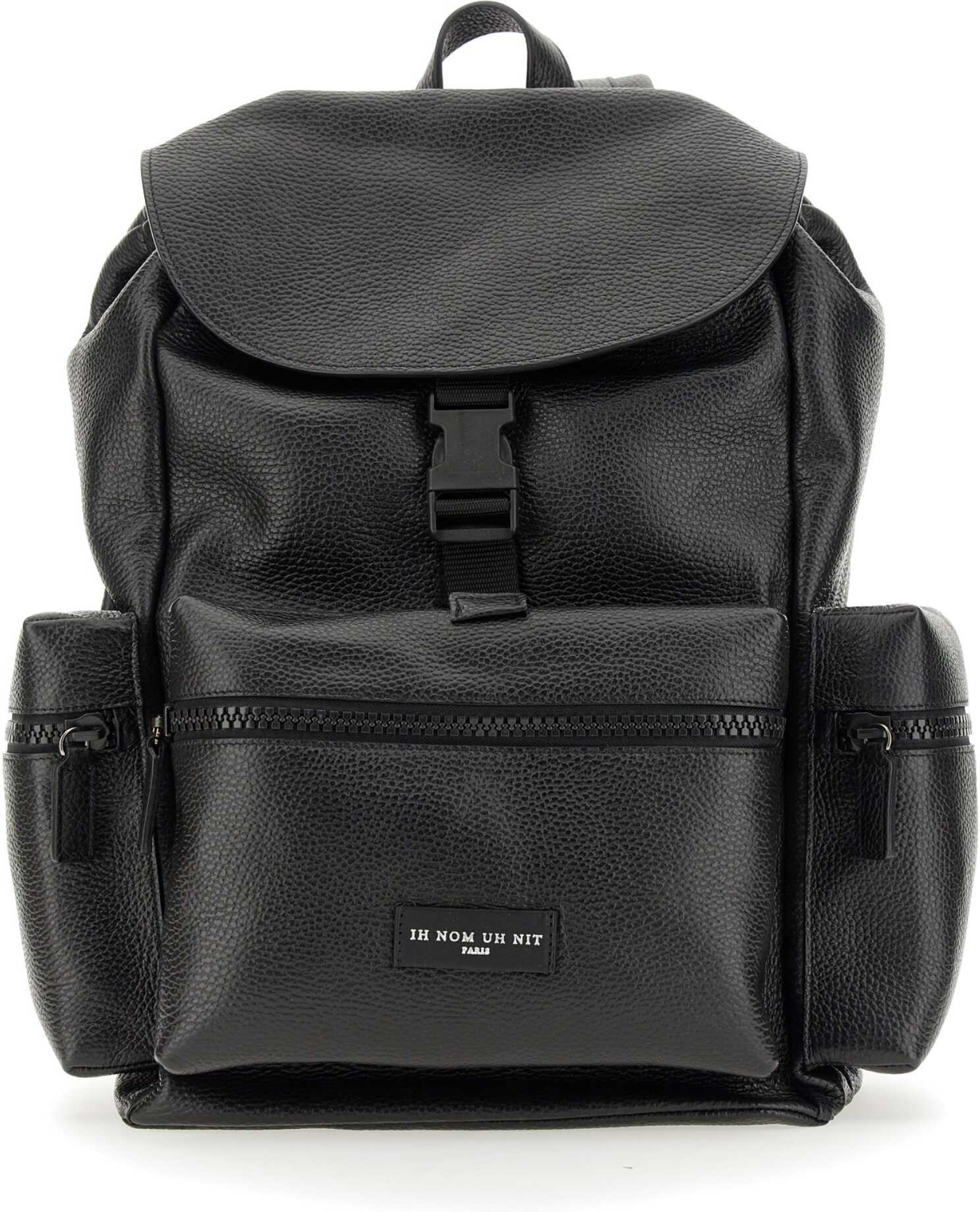 Ih Nom Uh Nit Backpack With Logo Patch BLACK