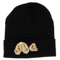 Caciuli Knit Hat With Bear Patch Femei