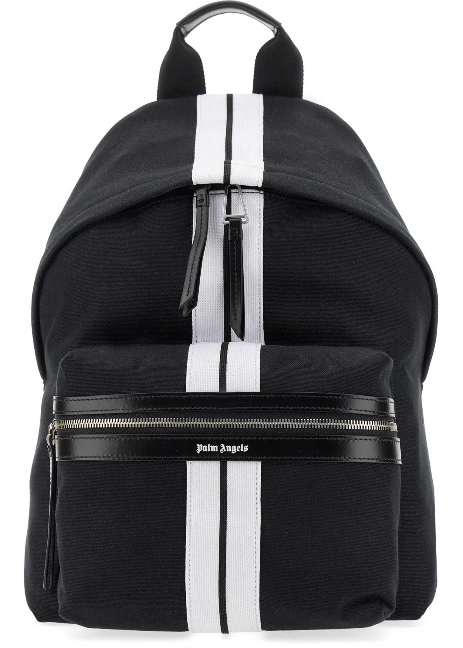 Palm Angels Backpack With Logo BLACK