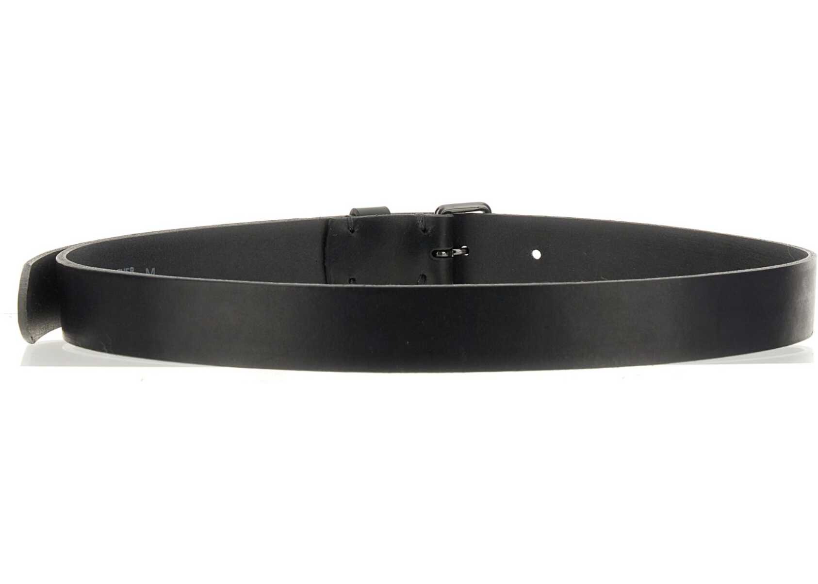 Margaret Howell Leather Belt BLACK